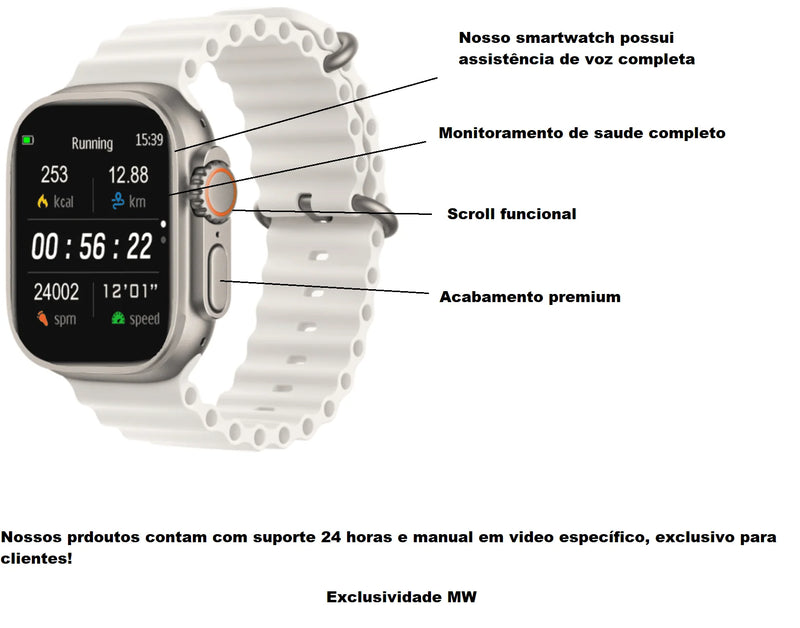 SmartWatch Series 9-Relogio inteligente